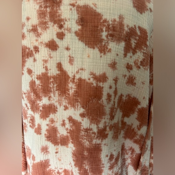 5/$25 Pure Jill 100% Cotton women’s tie dye patterned top size large - Picture 4 of 10